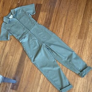 Altar'd State Sage Green Jumpsuit